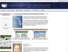 Tablet Screenshot of floridamediators.org